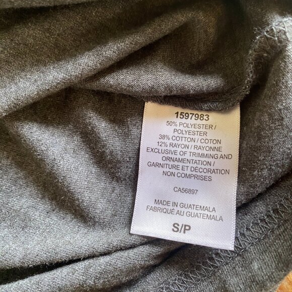 Lucky Brand Men's Graphic Tee Men's Size S Gray Red Logo Cotton Blend Shirt - Picture 7 of 7